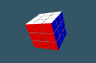 Анимация кубика Рубика