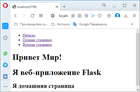 Иконка браузер приложения Flask